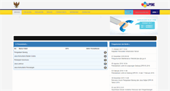 Desktop Screenshot of lpse.dpr.go.id