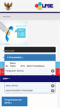 Mobile Screenshot of lpse.dpr.go.id